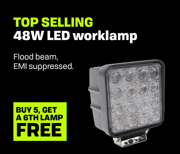 48W High Powered 16 LED Work Lamp