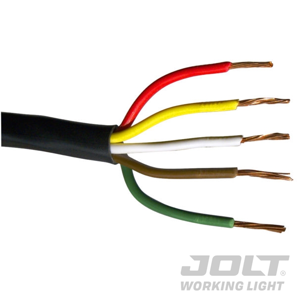 5 core sheathed electrical cable wiring
