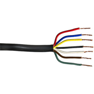 7 core sheathed electrical cable wiring