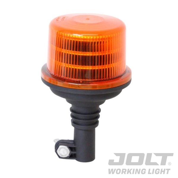 Medium Jolt LED Amber Beacon pole mount